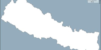 வரைபடத்தை ஒரு வெற்று நேபால்