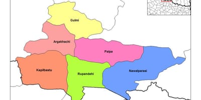 வரைபடம் rupandehi நேபால்